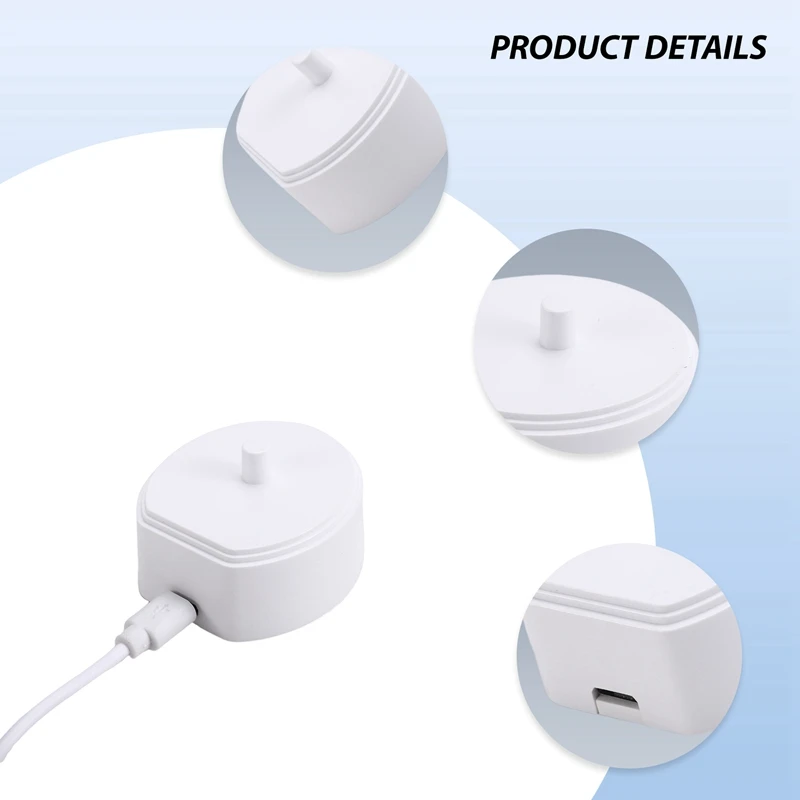 Electric Toothbrush Charger Charging Cradle USB Line Data Cable Portable Base For  HX6730 HX6721 HX3216