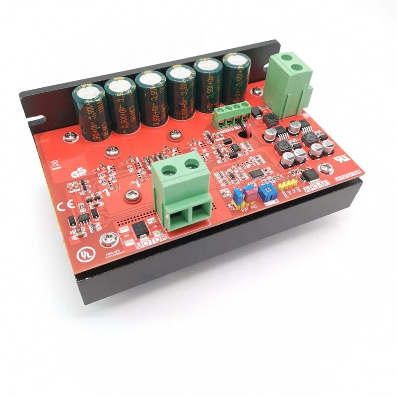 Motor Controller APO-M1 Multifunctional DC Brushed Motor PWM Controller 2400W 24V to 48V Current Limit50A ESC Governor