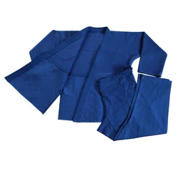 Mundury Judo, sztuki walki mundur Judo Gi, do treningu, 450gsm 100% bawełna, uniwersalne niebieskie stroje Judo dla dorosłych