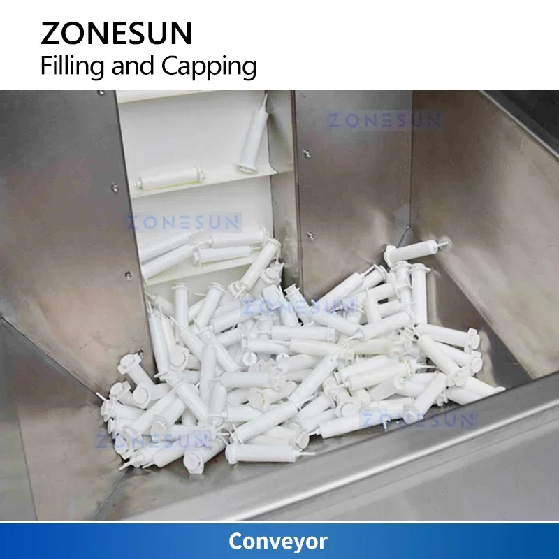Zonesun Macchina imballatrice per siringa prefillata Macchina automatica per il riempimento e il tappo delle siringhe Produzione di siringhe ad alta velocità ZS-ZFC1