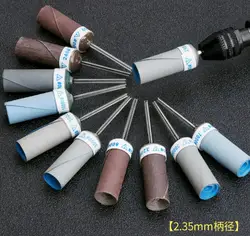7Pcs 13pc Cylinder Sandpaper Rod Electric Polishing Buffing Grinding Head Sandpaper Rods Sticks Professional Jewelry Making Tool