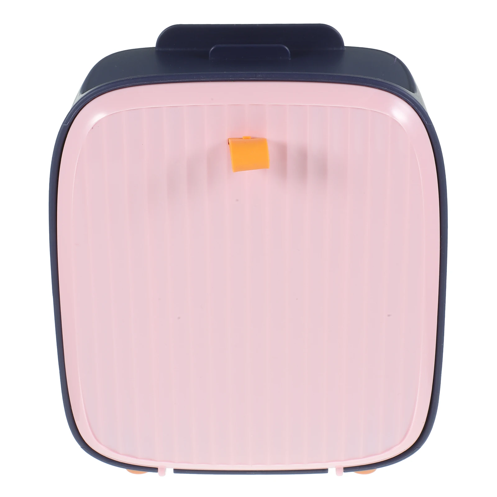 

Desktop Mini Trash Can Trashcan with Lid Table Bin Garbage Plastic Office Bedroom