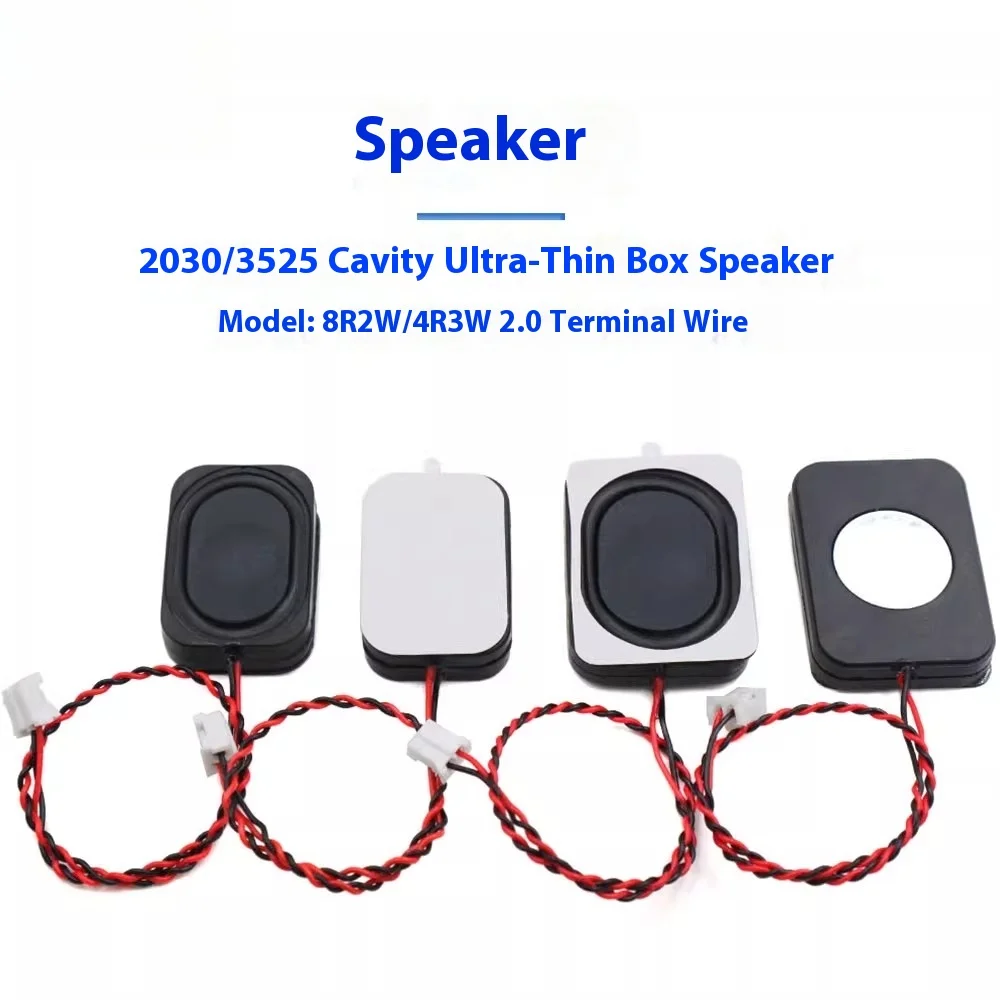 5pcs- 3020 3525 Speaker 8R2W 4ohm 3W Smart Voice BOX DIY with 2.0 Terminal