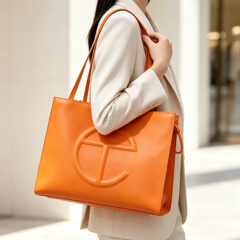 High-Quality Ladies Shoulder Bag, Stylish Leather Handbags For Women Featuring Famous Designer Elegant Details