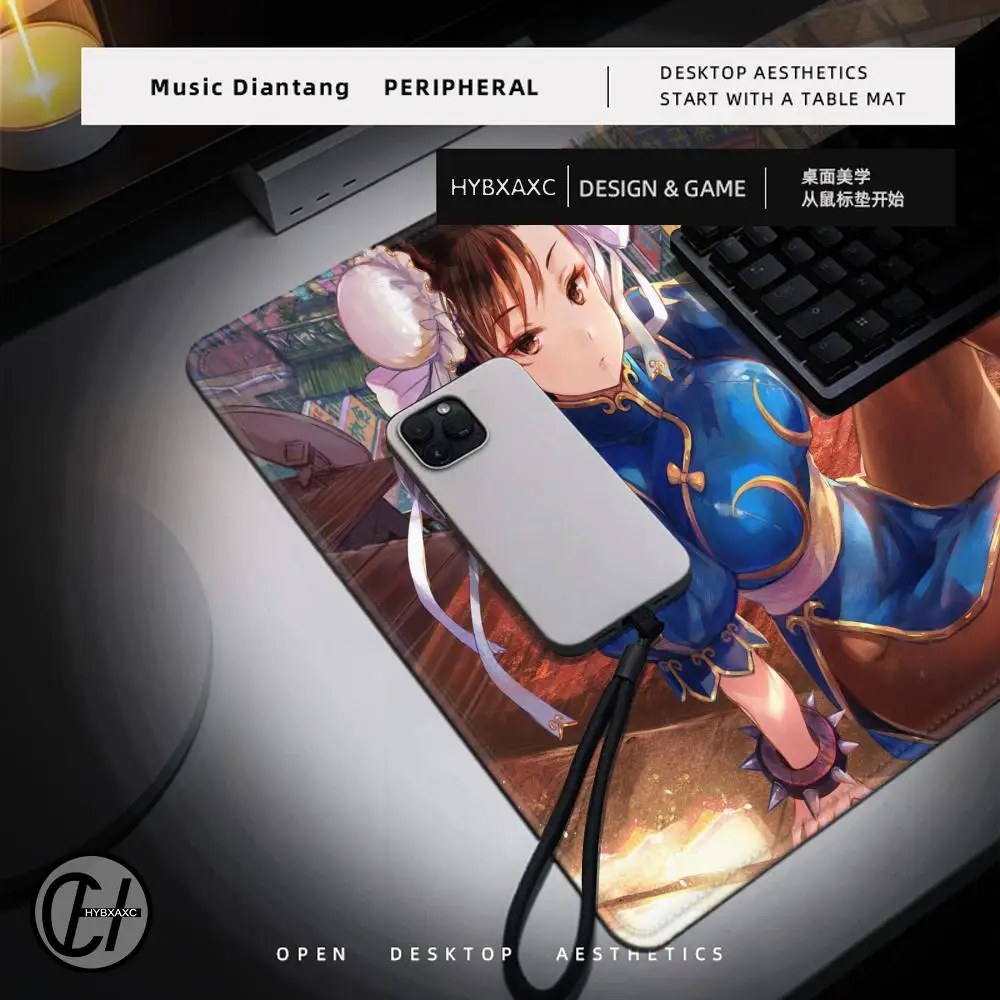 Street fighter Mousepad 90x40cm Big Keyboard Mat Table Mat Students Gamer Desktop Mousepad Gaming Mouse Pad for PC Mouse Carpet