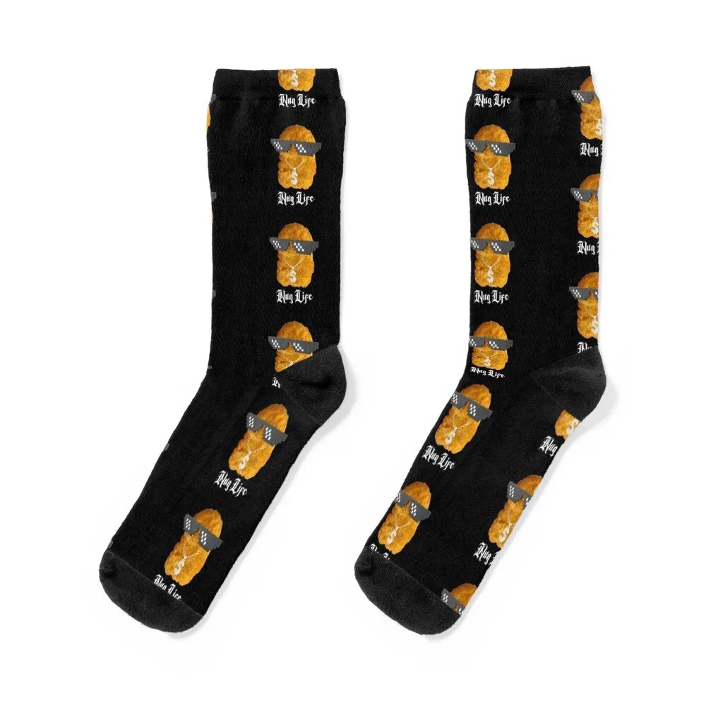 Nug Life McDonalds Chicken Nuggets Socks Run hockey cute Man Socks Women's