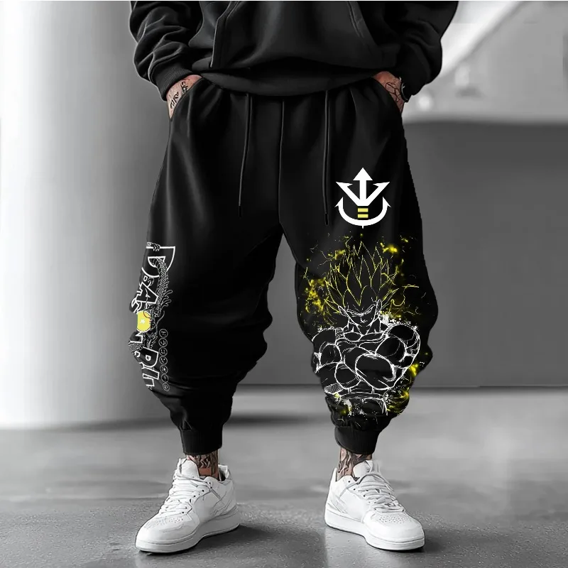 

Dragon Ball Fashion New Hot Animation Peripheral Pure Cotton Loose Sports Pants American Men's and Women's Hip Hop Leggings