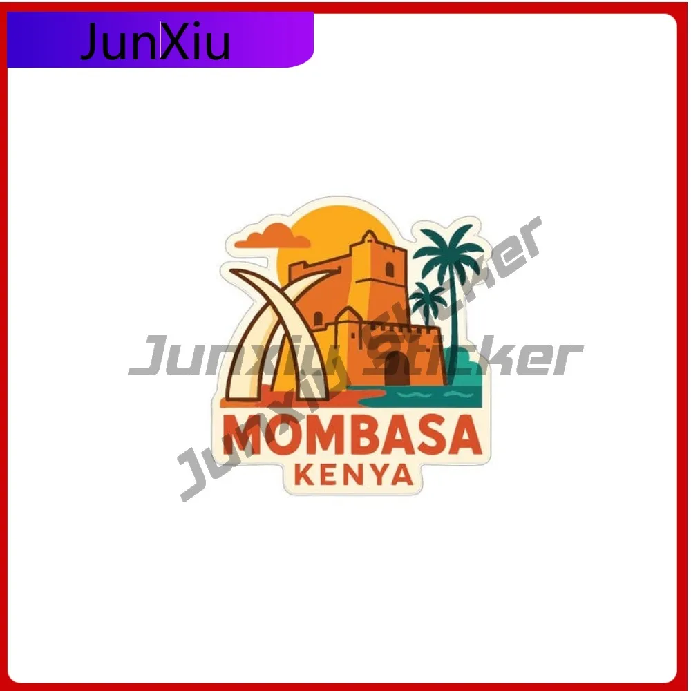 

Mombasa Kenya City Vinyl Decal Car Bicycle Skateboard Suitcase Laptop Cover Scratches Sticker Camper Decals Warning Bumper Pvc