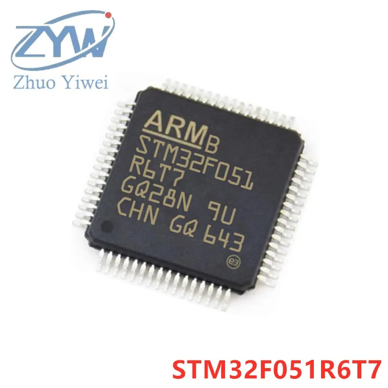 STM32F051R6T7 LQFP-64 STM32F STM32F051 STM32F051R6T 48MHz 32KB ARM Cortex-M0 chip 32-bit microcontroller MCU New original