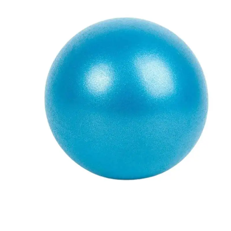 25cm Explosionsgeschützter PVC Mini-Yogaball Anti-Burst Stroh-Pilatesball Kleiner Fitness-Trainingsball Tragbarer Weicher Übungsball