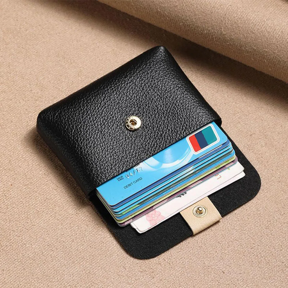 Small Card Bag Wallet Multifunctional Portable Card Bag For Credit Card ID Card