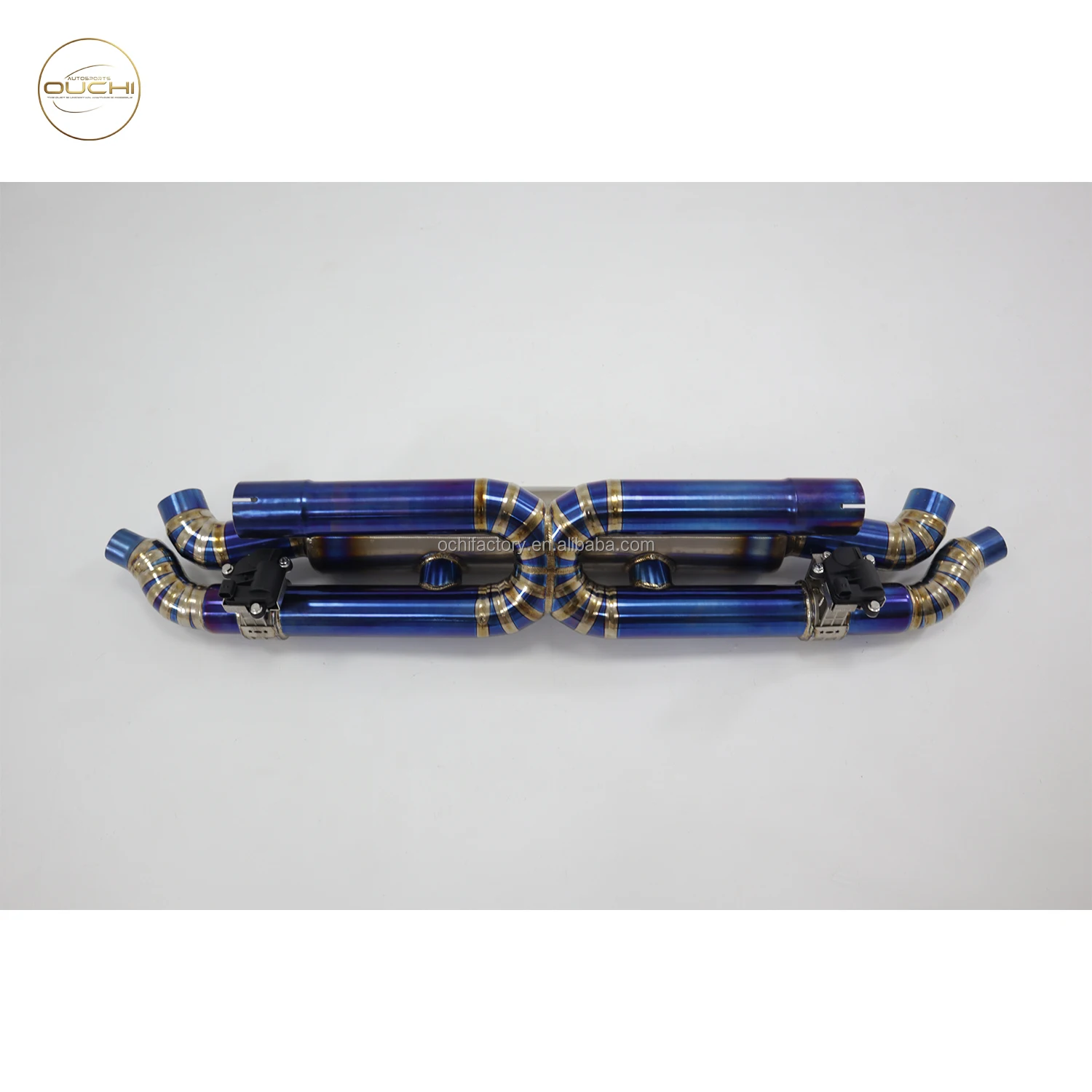 

OUCHI Titanium Alloy Exhaust Catback For Porsche 911 991.2 Turbo S 2015-2017 3.8T With Muffler Valves Exhaust Pipes System