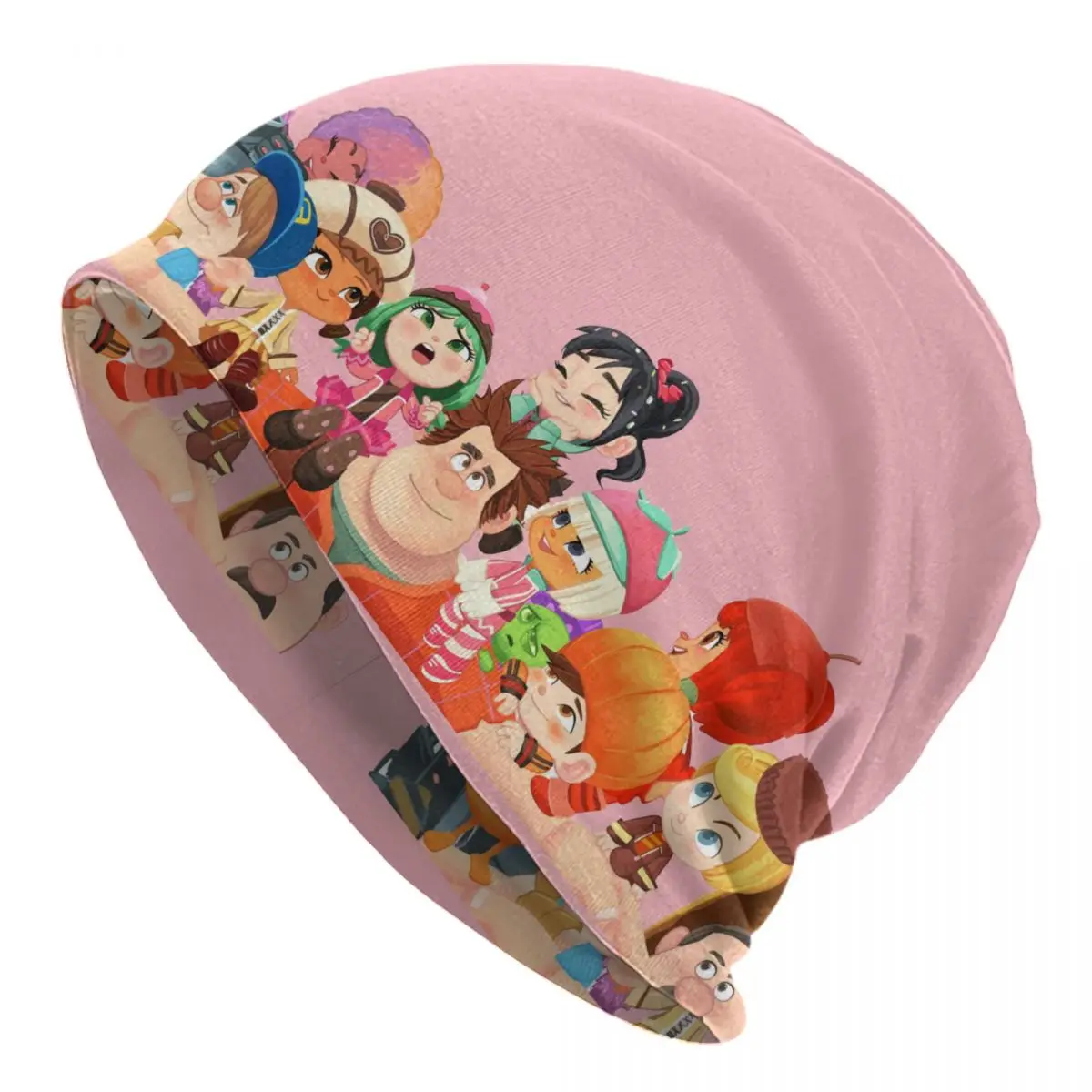 Custom Wreck-It Ralph Character Bonnet Hat Knit Hat Men Women Hip Hop Unisex Winter Warm Skullies Beanies Caps