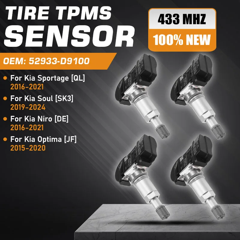 

For Kia Sportage QL 4 Kia Niro 2016-2021 Tire Pressure Sensor Kia Soul 2019-2024 Kia Optima 2015-2020 Kia Picanto 2017-2022 TPMS