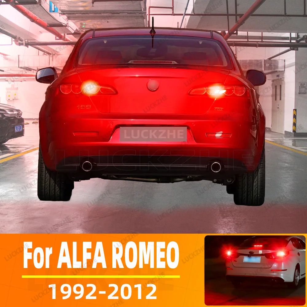 2Pcs Car Led Bulbs For ALFA ROMEO 145 146 147 155 156 159 Sportwagon 164 166 33 Brake Light 1992-2007 2008 2009 2010 2011 2012