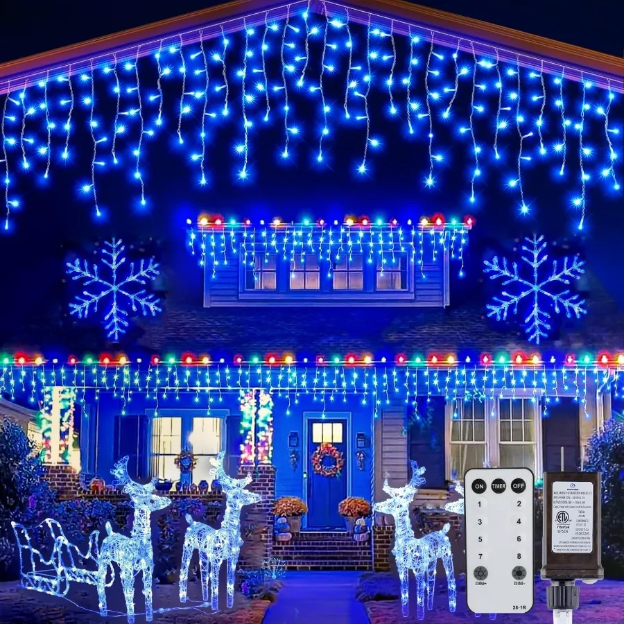 Blue Icicle Lights … - image