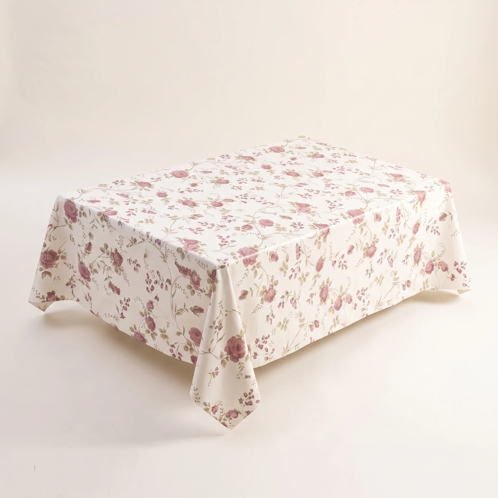 PVC Table Cover with Flannel Backing Waterproof PVC Tablecloth with Flannel Backing Linen Heavy-Duty for Kitchen, Craft Room