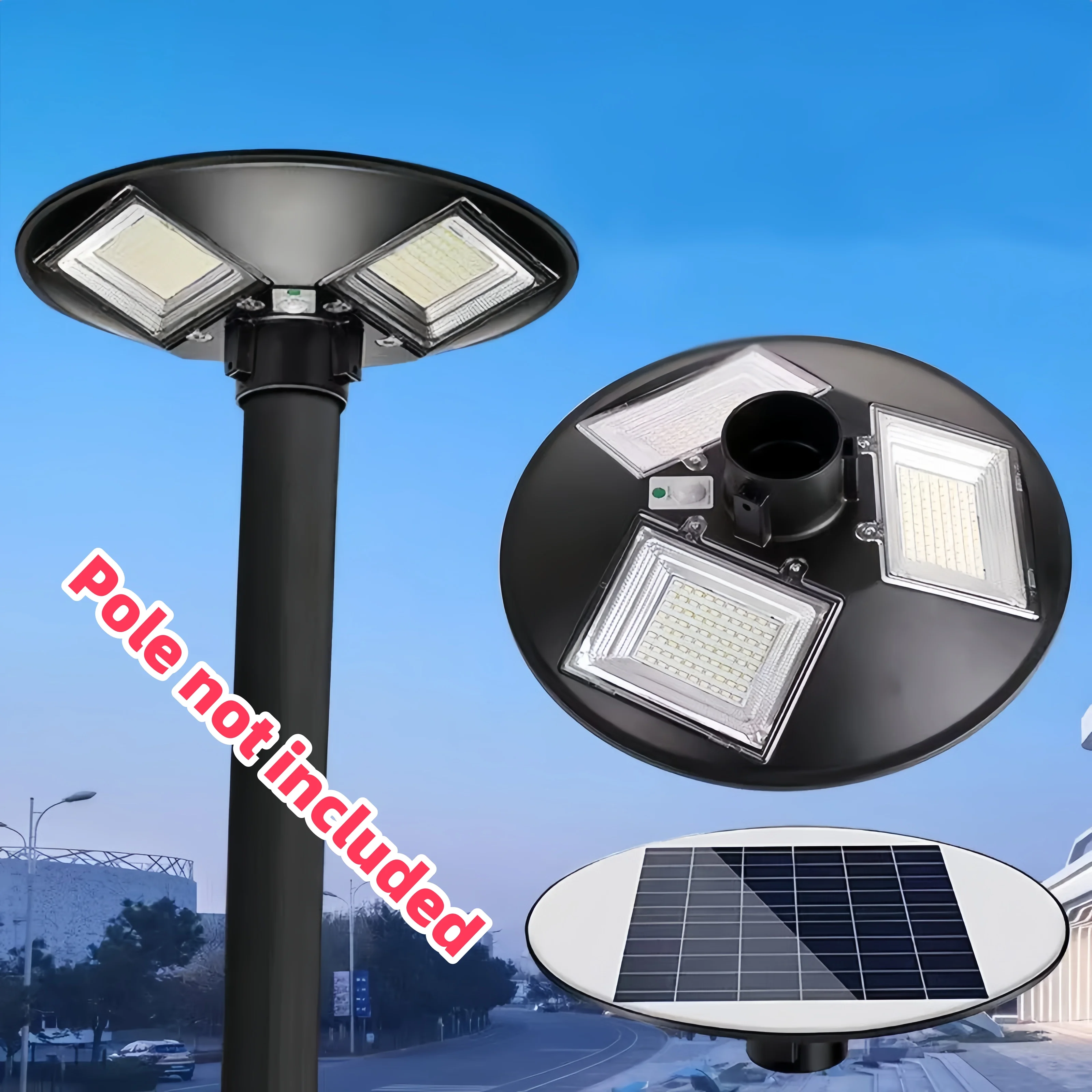 

Открытый садовый пейзажный солнечный светильник НЛО с дистанционным управлением, индукционный уличный фонарь для человеческого тела, подходит для дворов и парков.