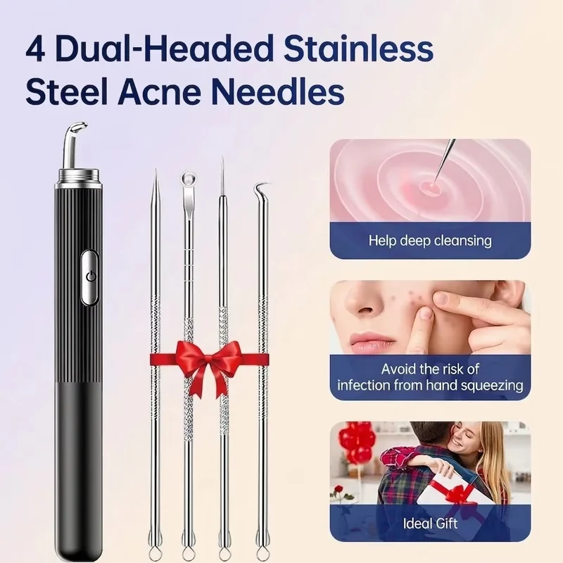 Visual Acne Cleaner 50x HD Camera Blackhead Pimples Remover Machine Electric Pore Cleaning Tools Face Beauty Device Skin Care