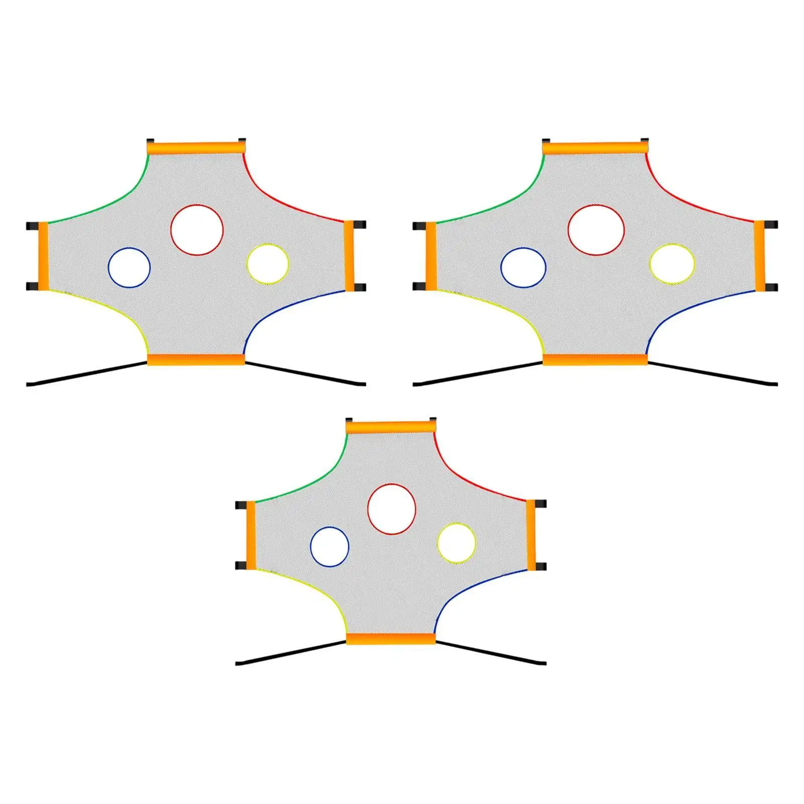 Siatka do rzucania piłką nożną Cel treningowy bramki piłkarskiej poprawiająca dokładność piłki nożnej Siatka do celów piłkarskich do szkół halowych na podwórku