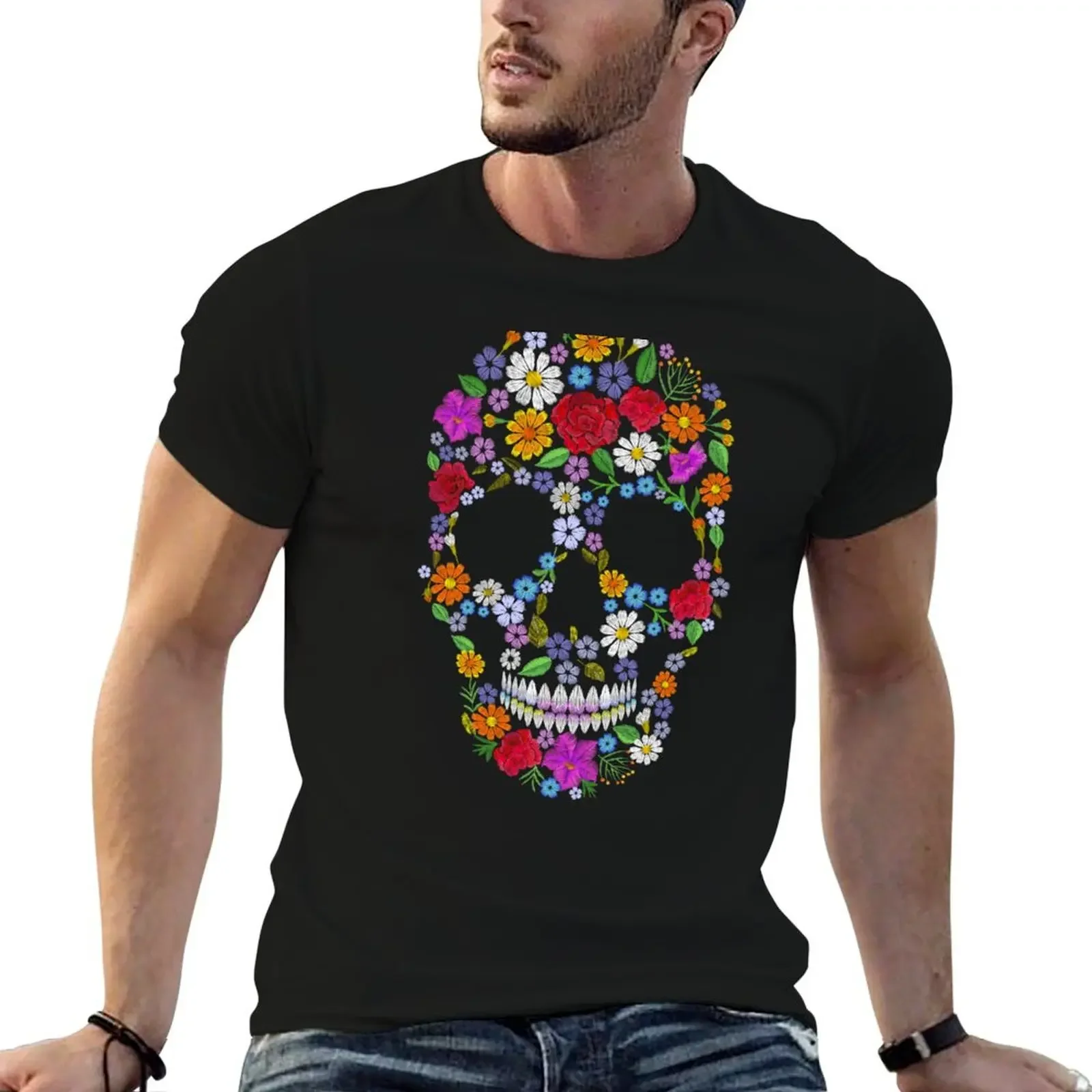 

El Dia De Los Muertos Shirt For Woman Men Kids Day Of The Dead T-Shirt Anime t-shirt blacks men tshirt