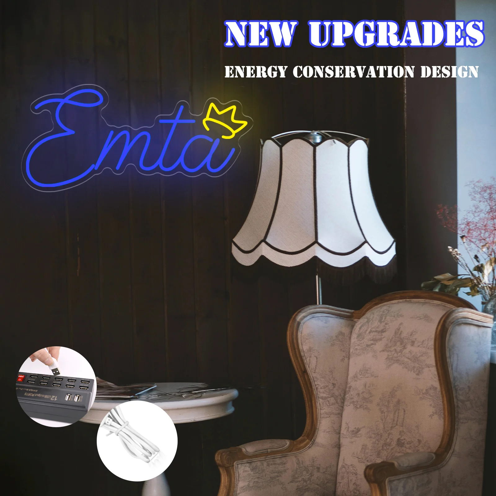 مخصص النيون تسجيل Led اسم ضوء للأطفال اسم علامات مخصصة في سن المراهقة هدية Led النيون تسجيل ل جدار ديكور ديكور غرفة نوم شخصية #4