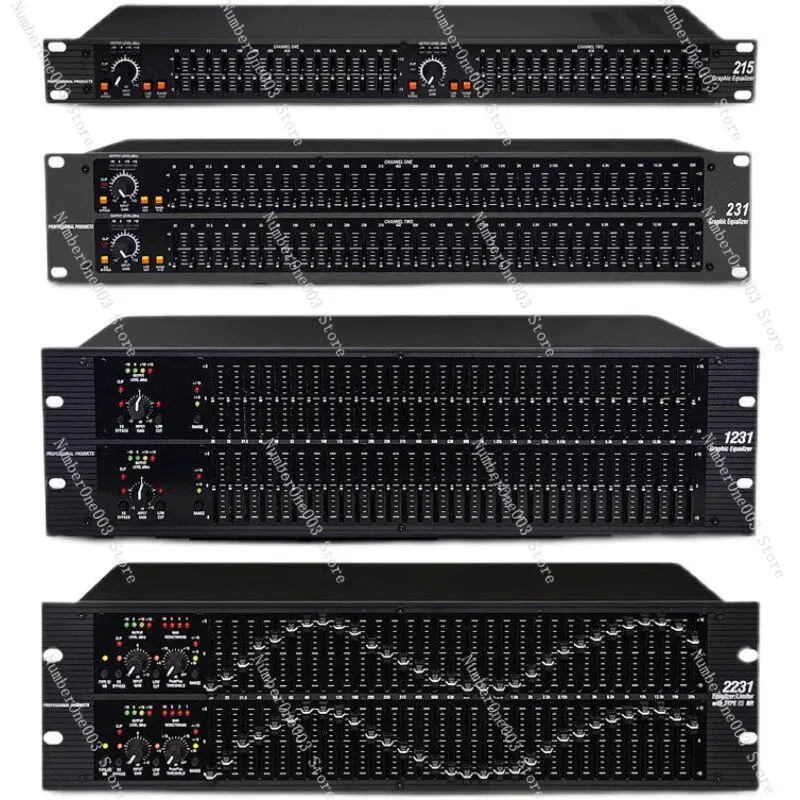 Professional 231 Dual 31-band Equalizer for Home Ktv, Stage Performances, and Bar Audio - High-quality Eq 2231 Tuner