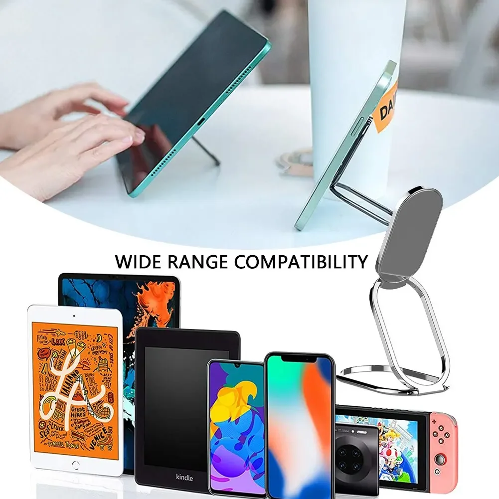 Uniwersalny uchwyt na palec do telefonu Kickstand Składany, ultracienki stojak na telefon komórkowy do tabletów iPhone 15 14 13 Por iPad — zdjęcie 4