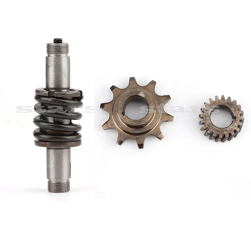 

Motorcycle Clutch Shaft Drive Sprocket and Gear for 49cc 66cc 80cc 2 Stroke Engine Electric Bike Clutch Shaft Belt Bearing