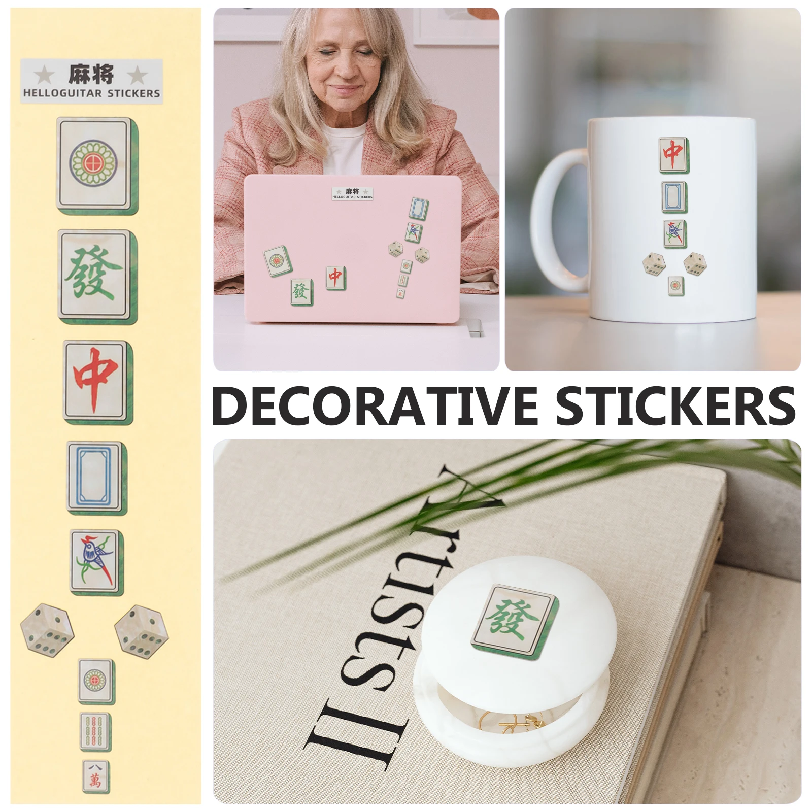 

Guitar Fretboard Stickers Easy to Apply Remove No Residue Durable Decals for Acoustic Electric Guitars Laptops