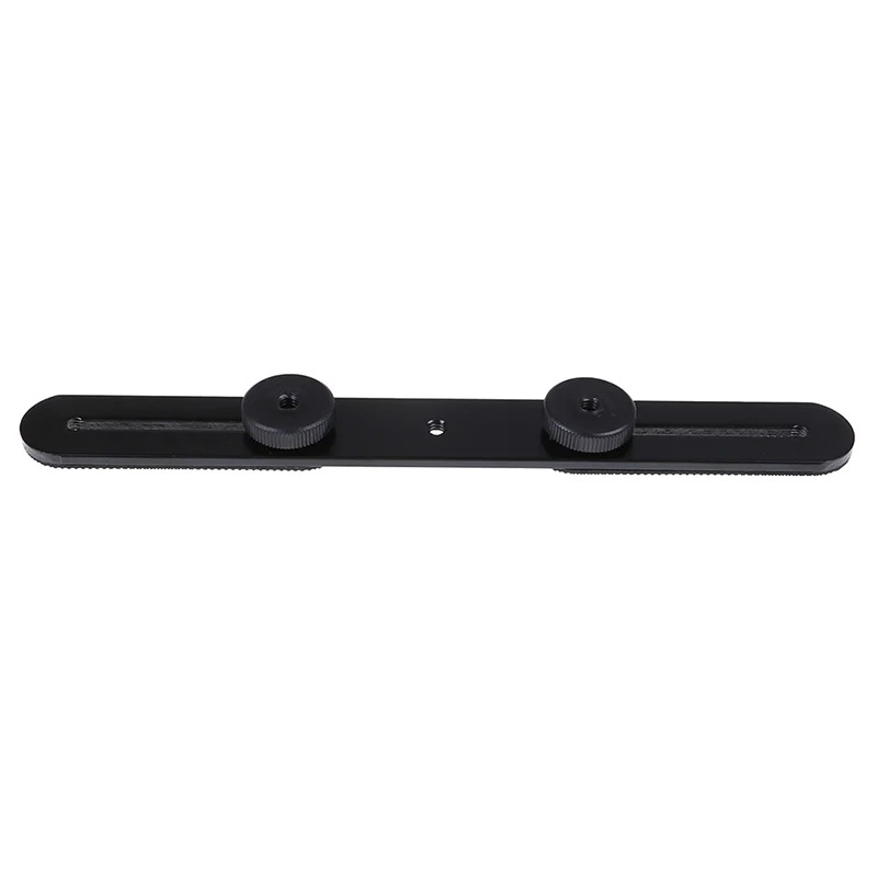 Dual Flash Bracket Hot Shoe Bracket Mount Holder for Tripod Stand Cam 27x3cm