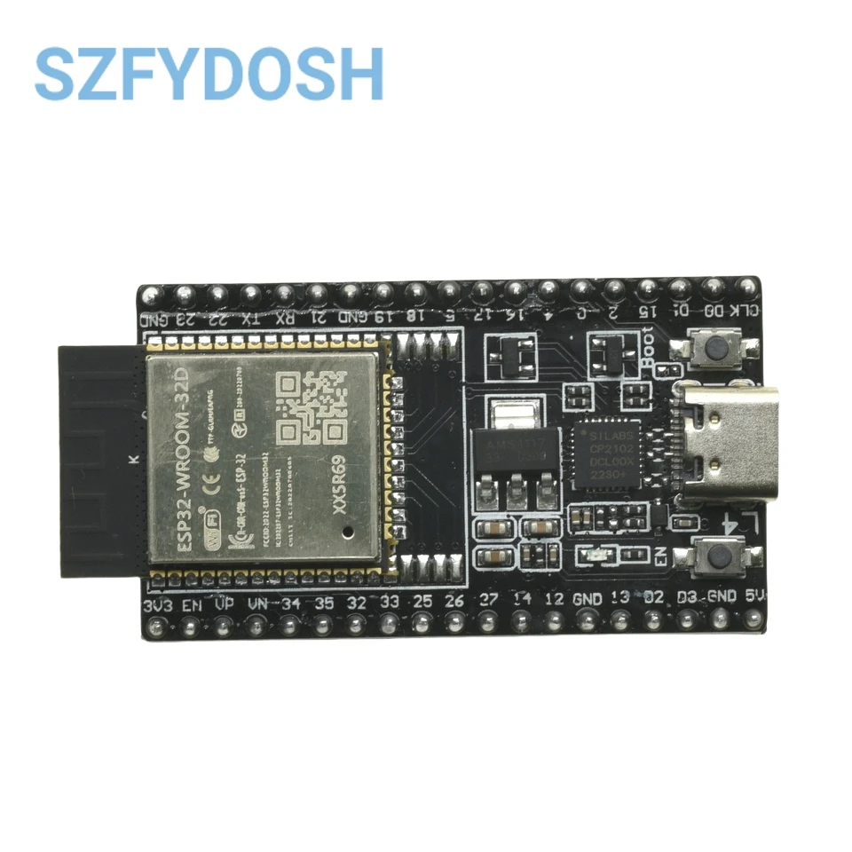 ESP32 DevKitC WIFI+Bluetooth development board based equipped with ESP32 WROOM-32D 32U ESP32 WROVER module IoT NodeMCU-32 TYPE-C