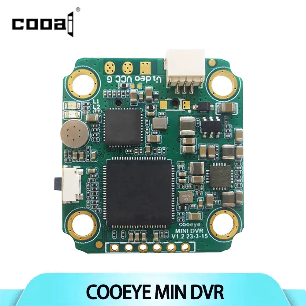 COOAI COOEYE BAYCK MINI DVR 5V-30V Support 512G MAX Micro SD PAL/NTSC/AHD720P (25/30/60fps) Camera Video Module For Drone FPV RC