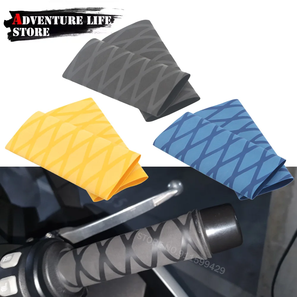 

Universal Heat Shrinkable Grip Cover Motorcycle Rubber Grip Glove For BMW R1200GS R1250GS R NINE T For Benelli TRK502 For Tiger