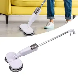 2 in 1 Wet & Dry Wireless Home Cleaner Electric Spin Mop Cleaner Automatic Car Glass Ceiling Door Windows Floor Scrubber Machine