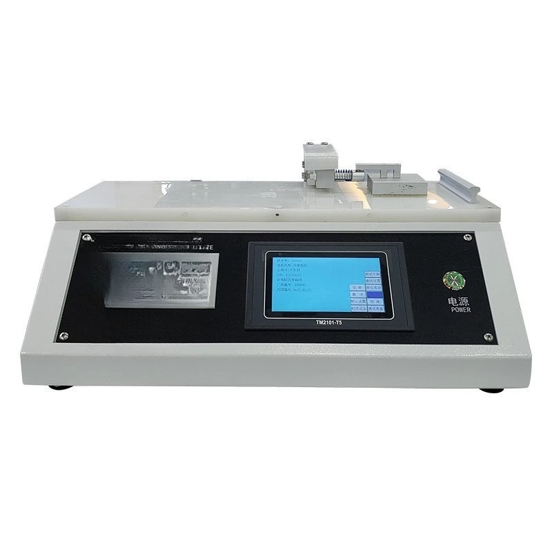 

Friction coefficient tester plastic film fabric electrostatic friction tester