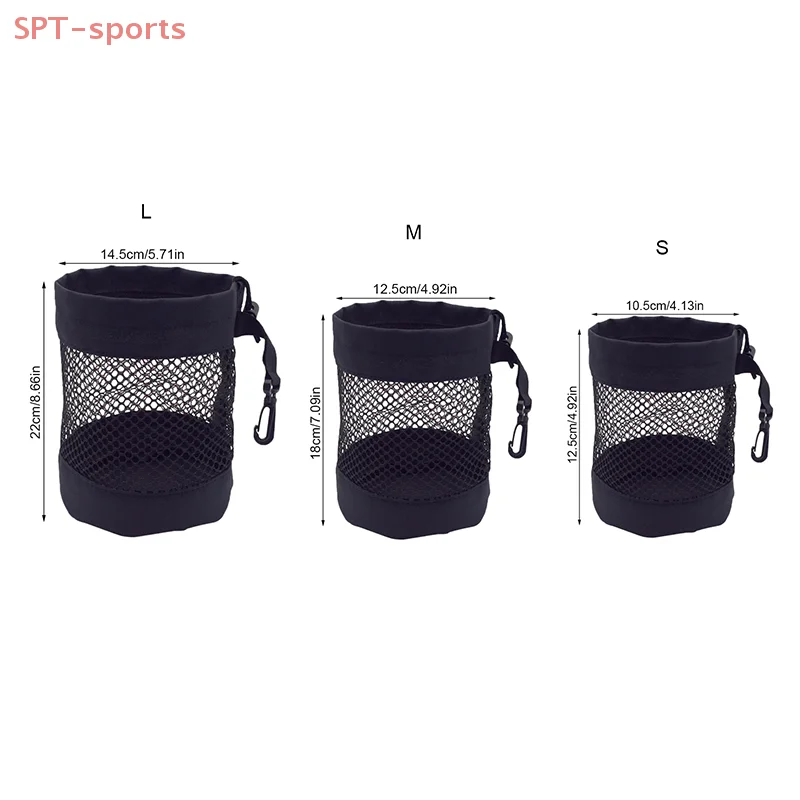 

1Pc Golf Bag With Drawcord Closure High-quality Mesh Nylon And Hanging Plastic Clip For Easy Hanging On Golf Bag