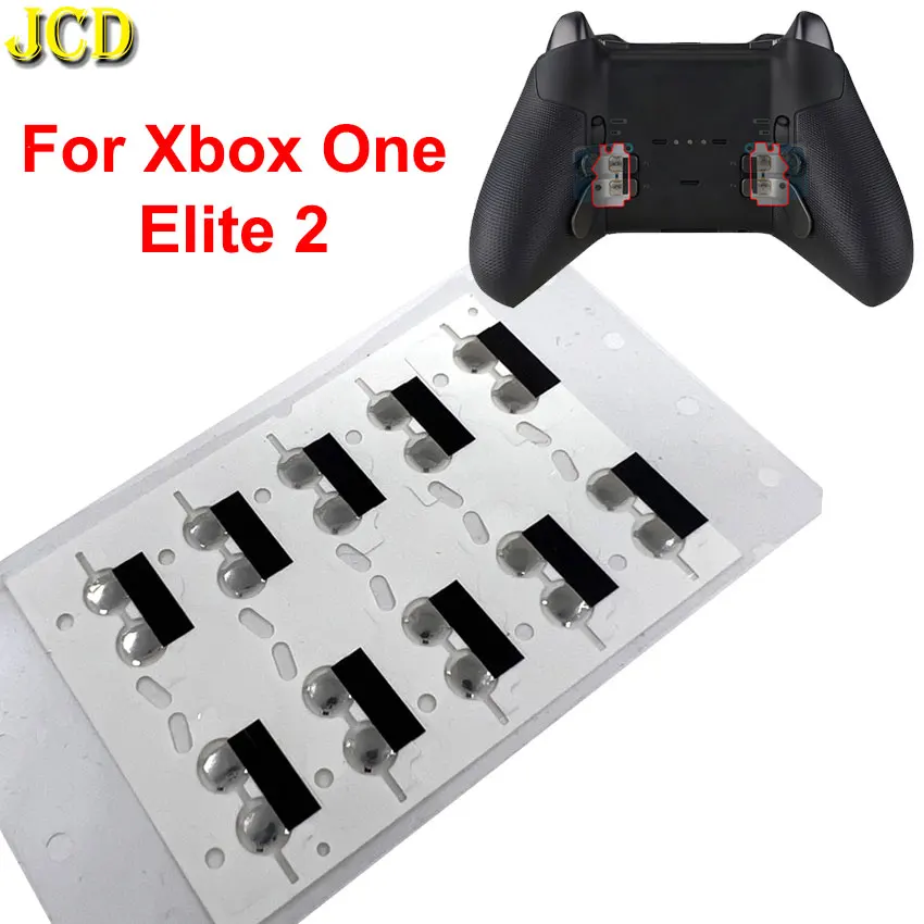 

JCD 1 Set Handle Metal Paddle Back Key Sticker Direction Trigger Button For Xbox Elite Second Generation 2 controller