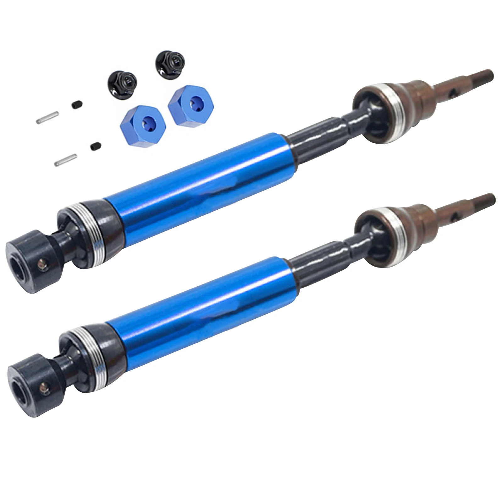 2 szt. Aluminiowe przednie i tylne wały napędowe CVD do 1/10 ECX 2WD Series Ruckus Torment Axe Brutus Circuit AMP RC Car Części zamienne do tuningu