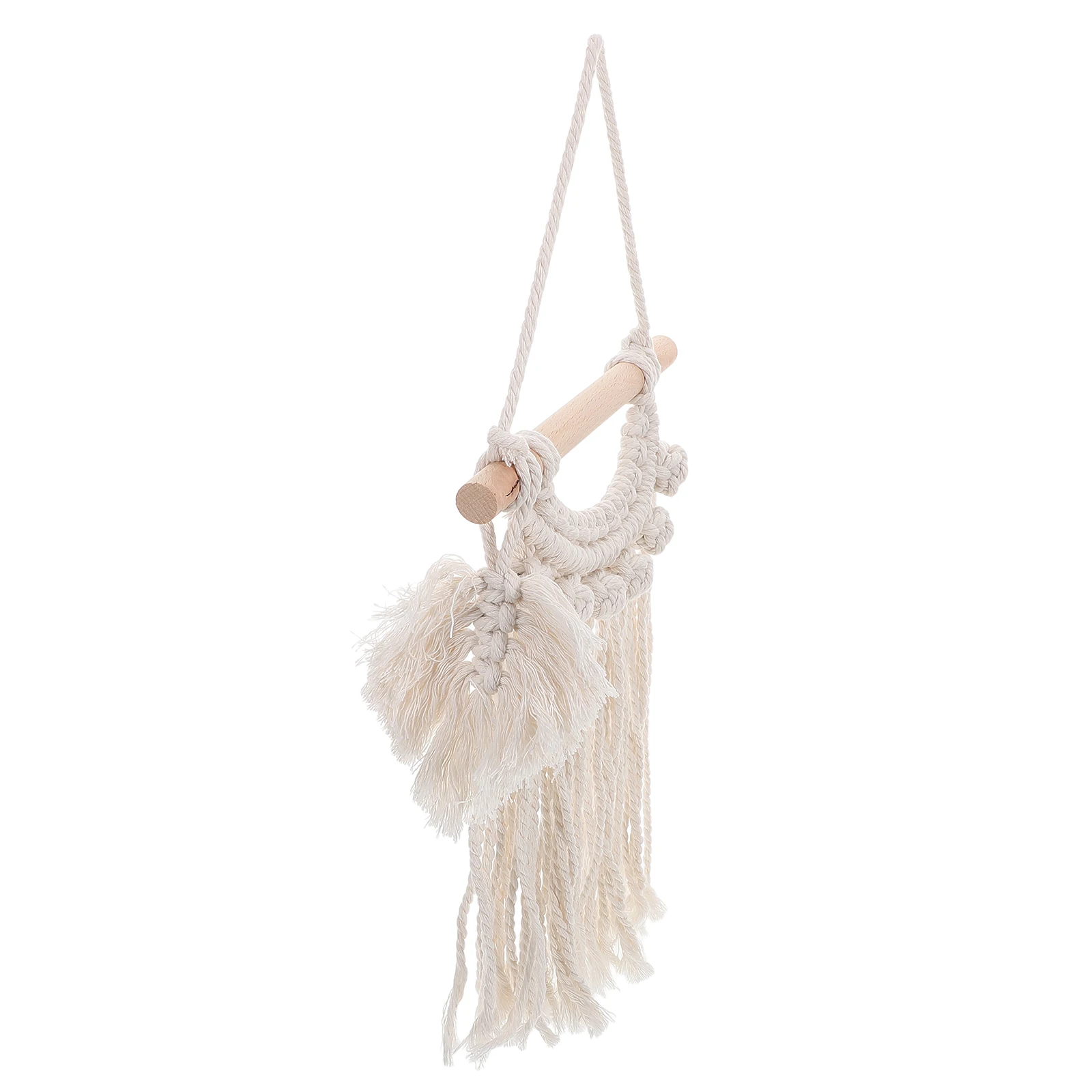 

Handwoven Cotton Decor Handwoven Mini Wall Hanging Boho Wall Art Fresh Style Room Accessories Manual Home Fabric Hangings