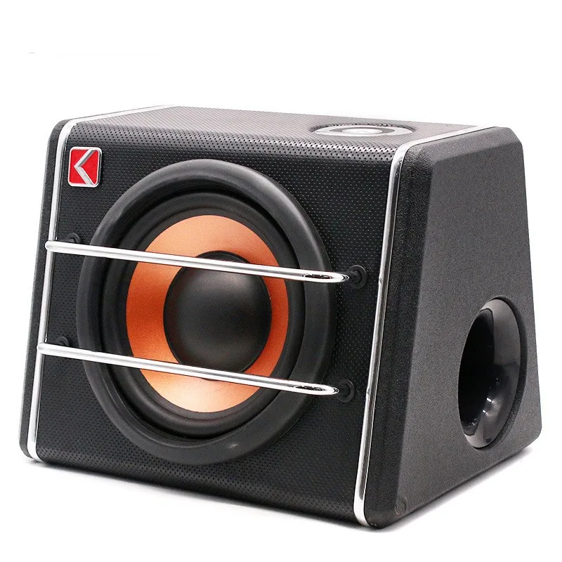 Trapezoidal active super heavy car audio modification with trunk speakers 8 inch car subwoofer - Image 2