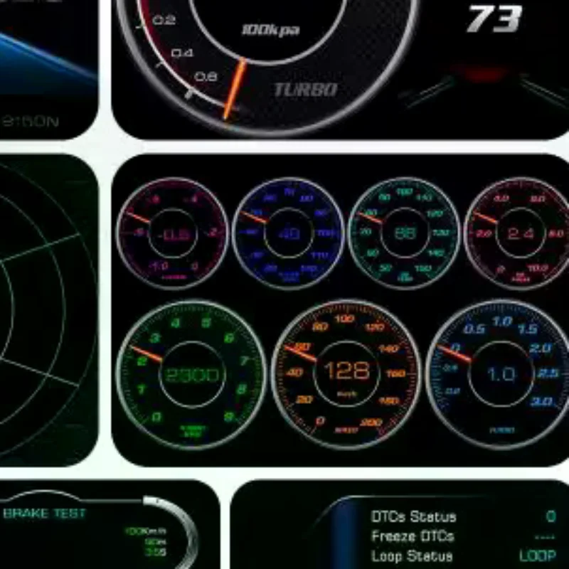 obd2-gps-hud-p24-obdヘッドアップディスプレイ-車載デジタルスピードメーター-燃費-水温-電圧-圧力-傾斜計-アラーム付き