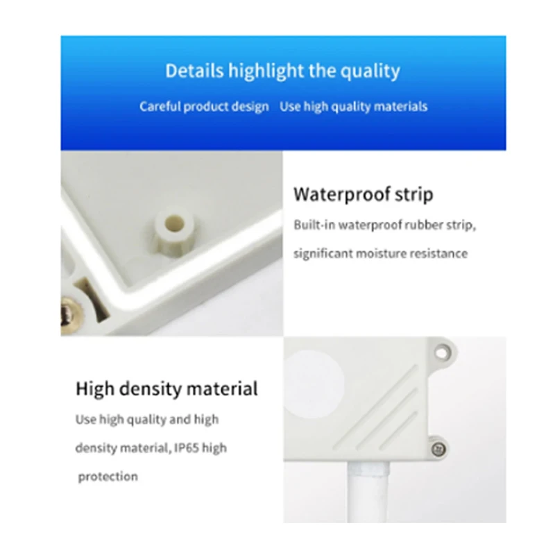 RS485 Ammonia Sensor NH3 Transmitter 4-20mA Ammonia Concentration Gas Detector For Breeding Pigs and Chickens Public Toilet Farm