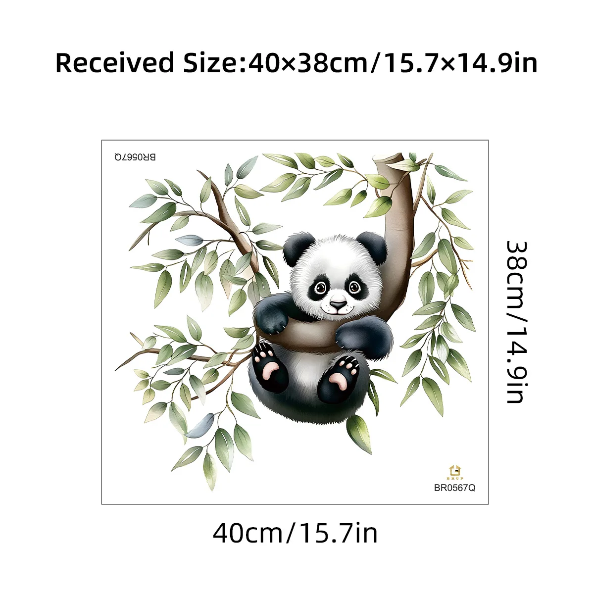 1Set Cartoon Cute Tree Panda Wall Stickers Art Home Decorations Wall Decals For DIY Living Room Kids Bedroom Wall Decor