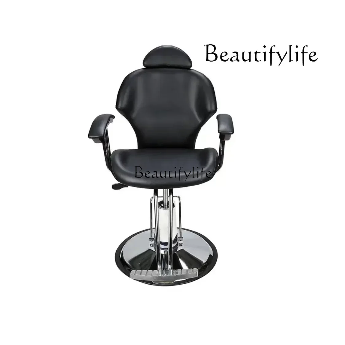 

Hydraulic hairdressing and hairdressing chair Comfortable reclining beauty chair Hairdressing stool