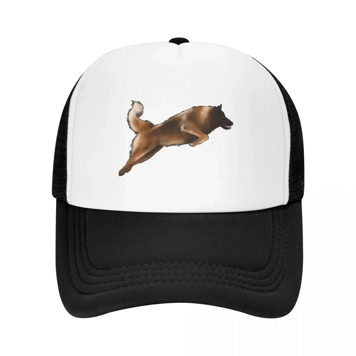 Belgian Tervuren Jumping Baseball Cap Hat Beach Sunscreen Hip Hop For Men Women's