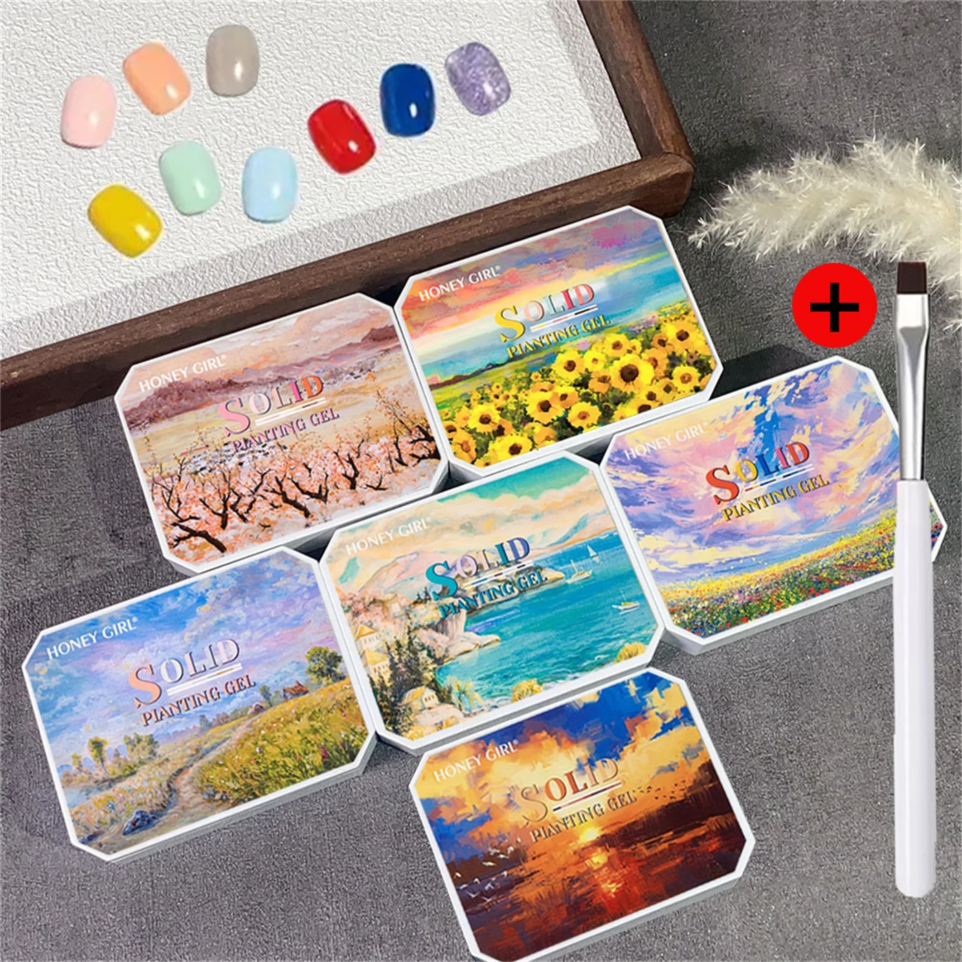 

1 набор/2 шт. 9 цветов, розовый гель-лак для ногтей, высокая насыщенность, популярный, полутвердый, для УФ/LED ламп, специальный для маникюрных салонов