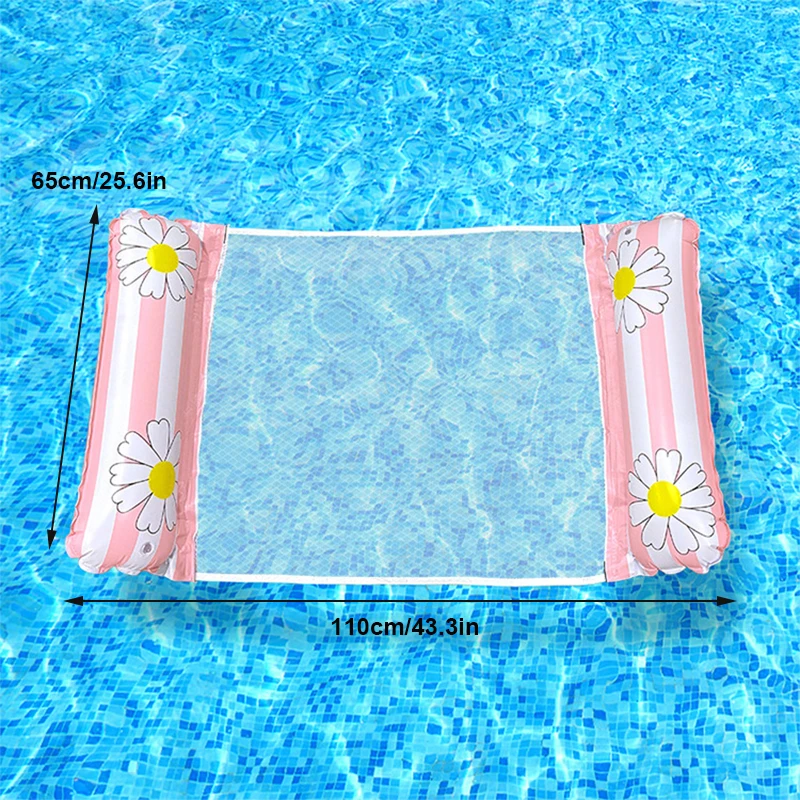 1Pcs Inflatable Pool Float Water Hammock Comfortable Mesh Pool Floating Chair For Adults Multi-use Swimming Pool Lounger ﻿