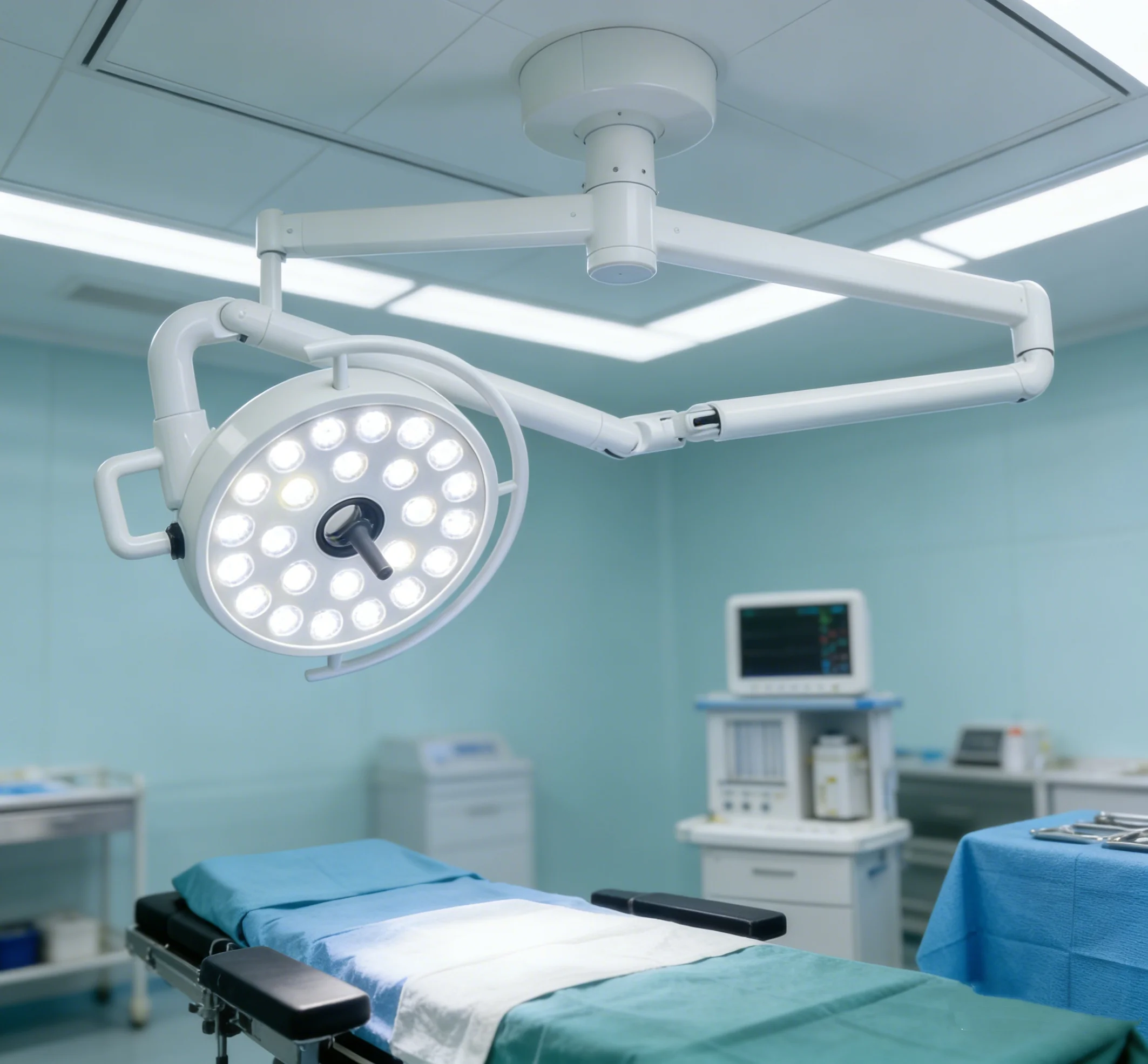 

72W LED настенный светильник холодного света для стоматологии, хирургии, тату-салонов и операций на животных (без теневых пятен)