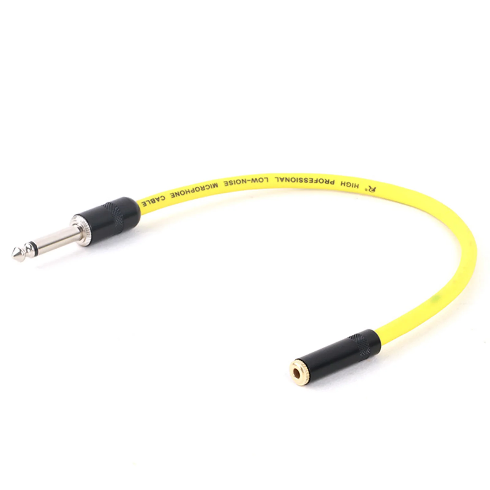 GuerGuo High Quality 3.5mm Stereo TRS Female Jack to 6.35mm Mono TS Male Jack Cable For Guitar Microphones Etc 0.3M-15M